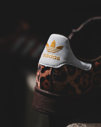 Adidas Superstar animal print green