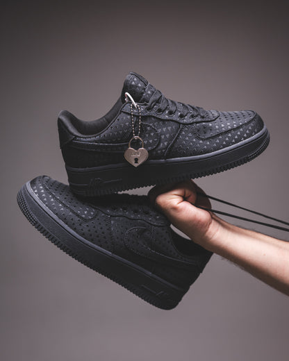 Nike Air Force 1 Low Valentine's Day "Total Black"