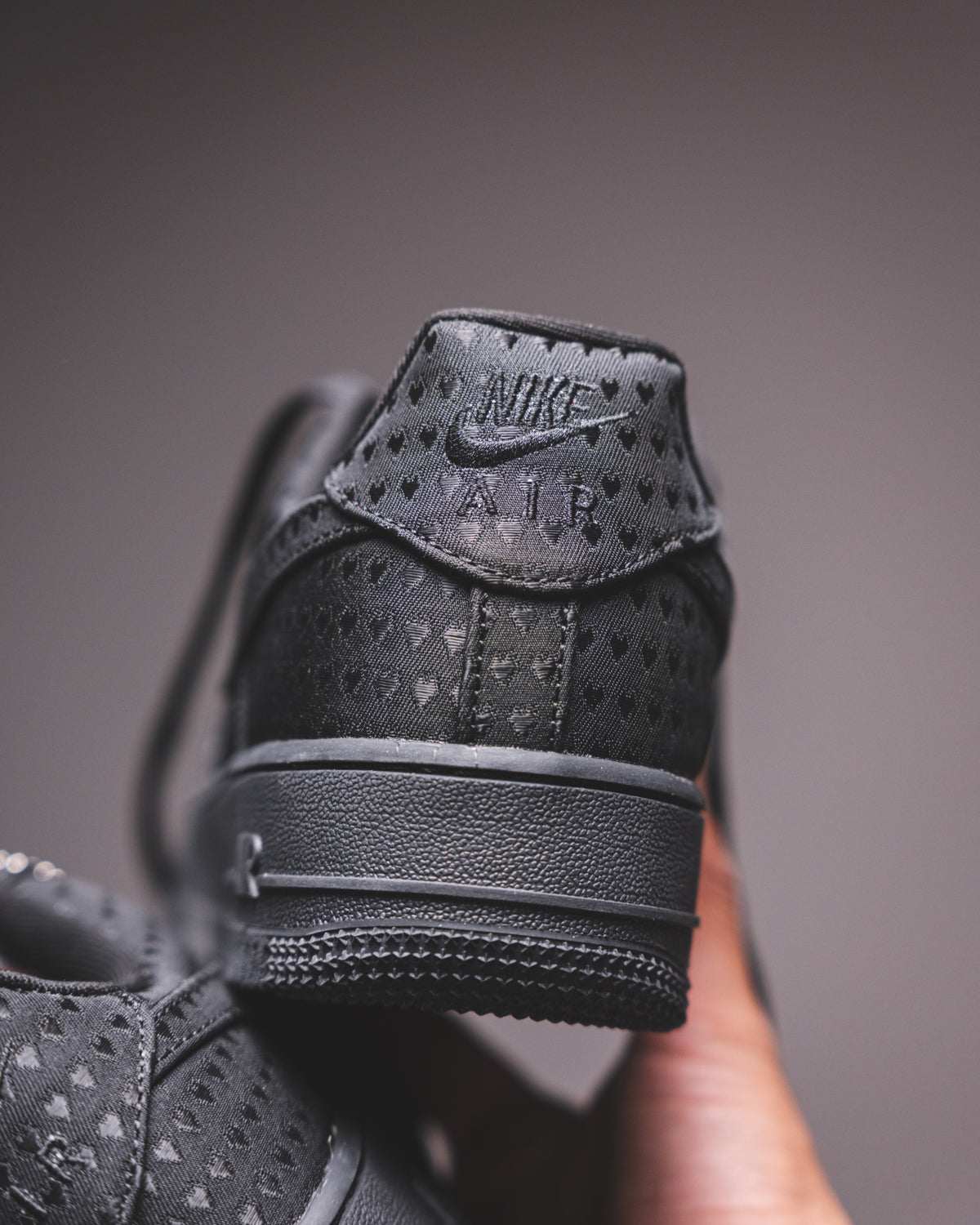 Nike Air Force 1 Low Valentine's Day "Total Black"