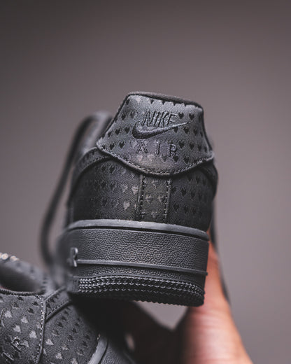 Nike Air Force 1 Low Valentine's Day "Total Black"