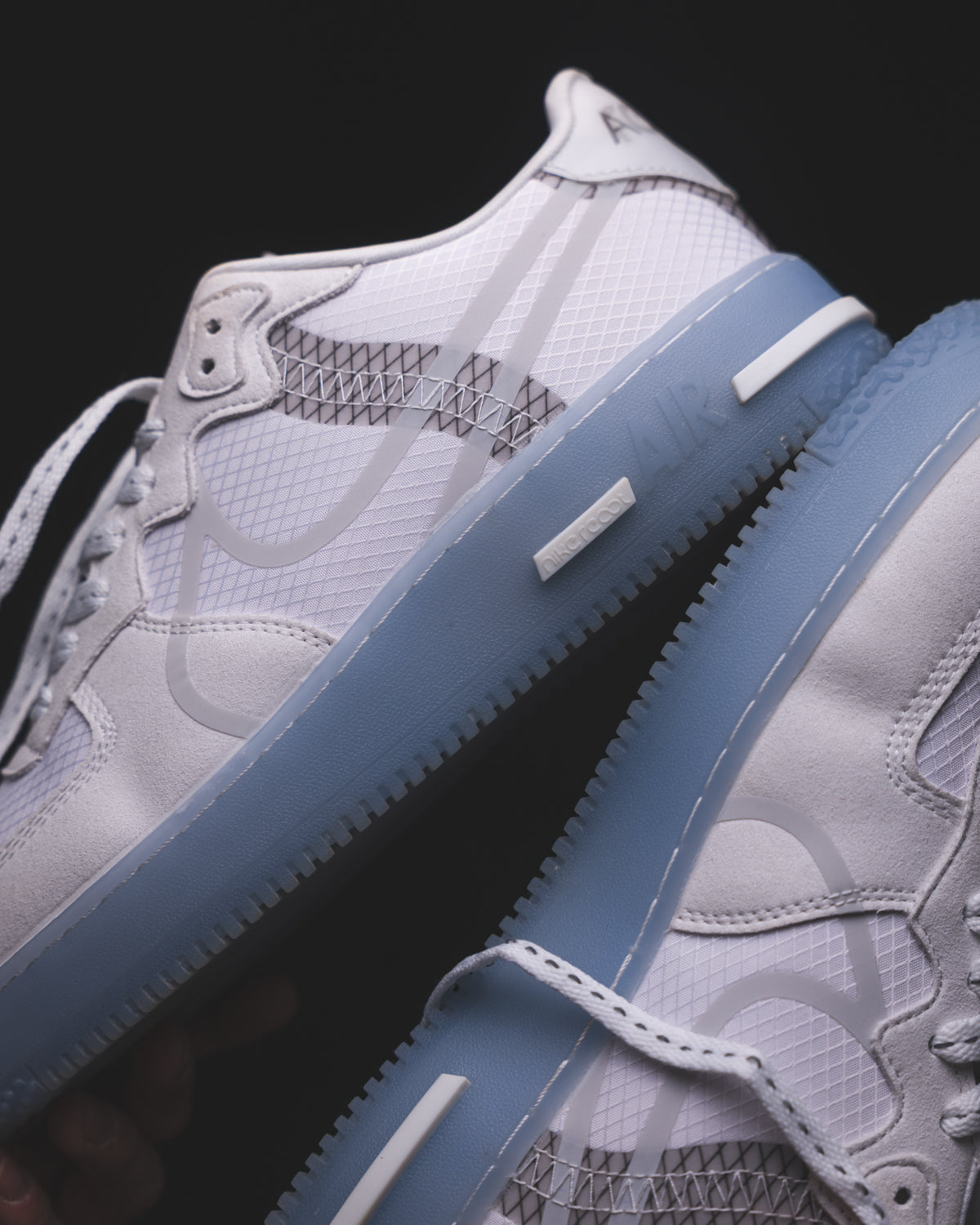 Nike Air Force 1 React "White Ice"