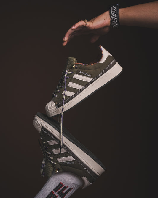 Superstar x Fragment Design Green Olive/Cream