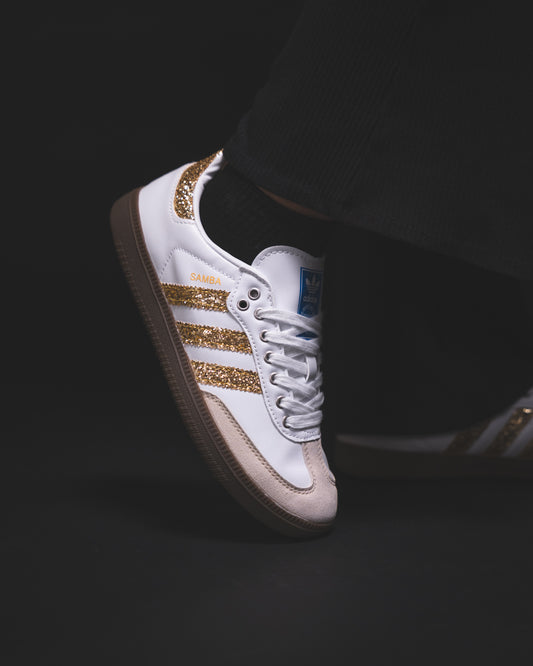 Adidas Samba Golden/White