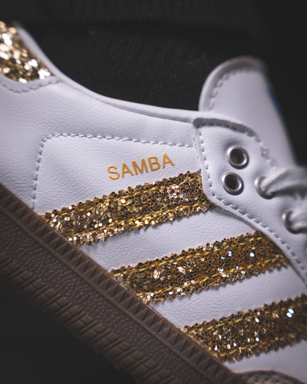 Adidas Samba Golden/White