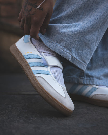 Adidas Samba Jane White/Baby Blue
