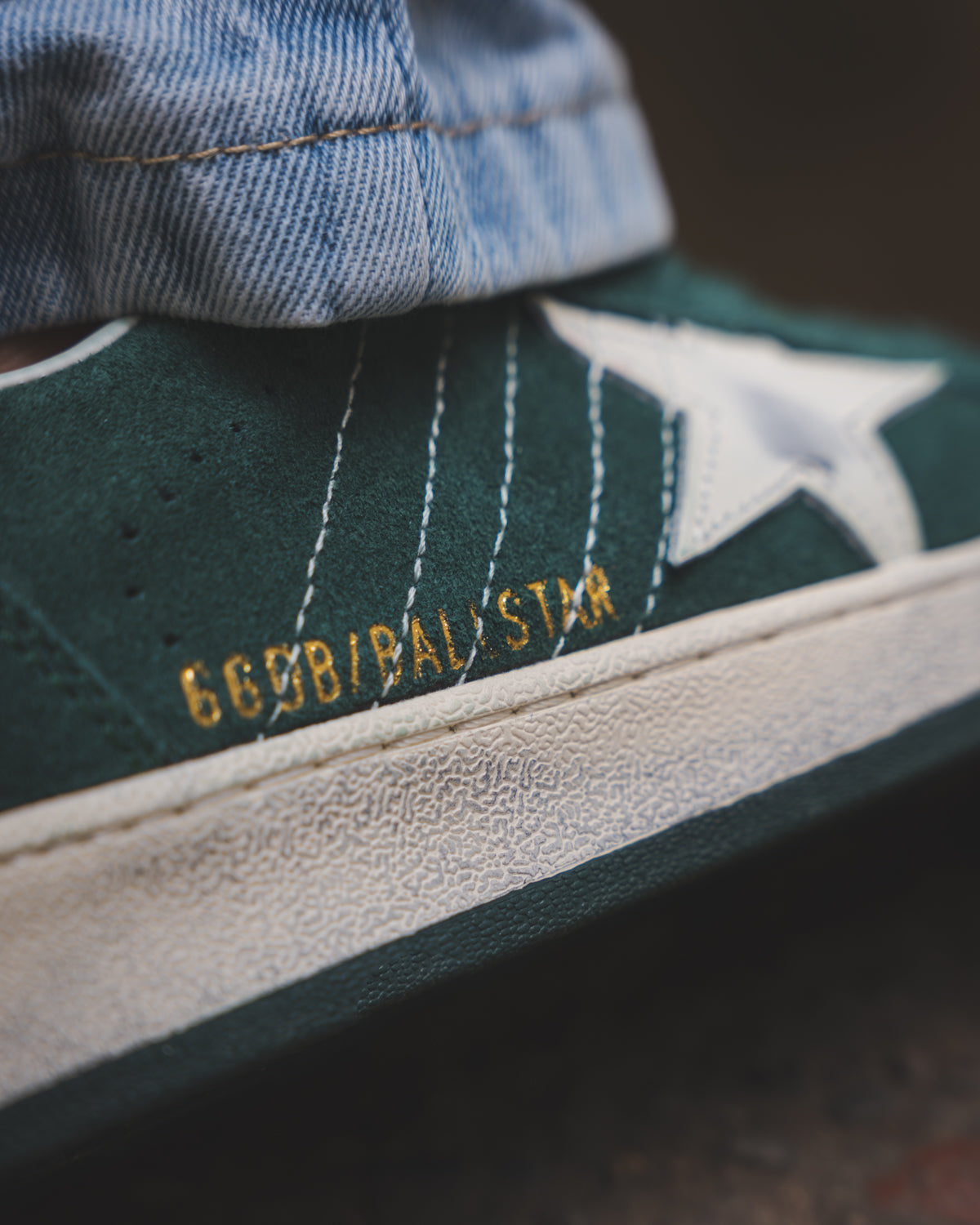 Golden Goose Ball Star Green
