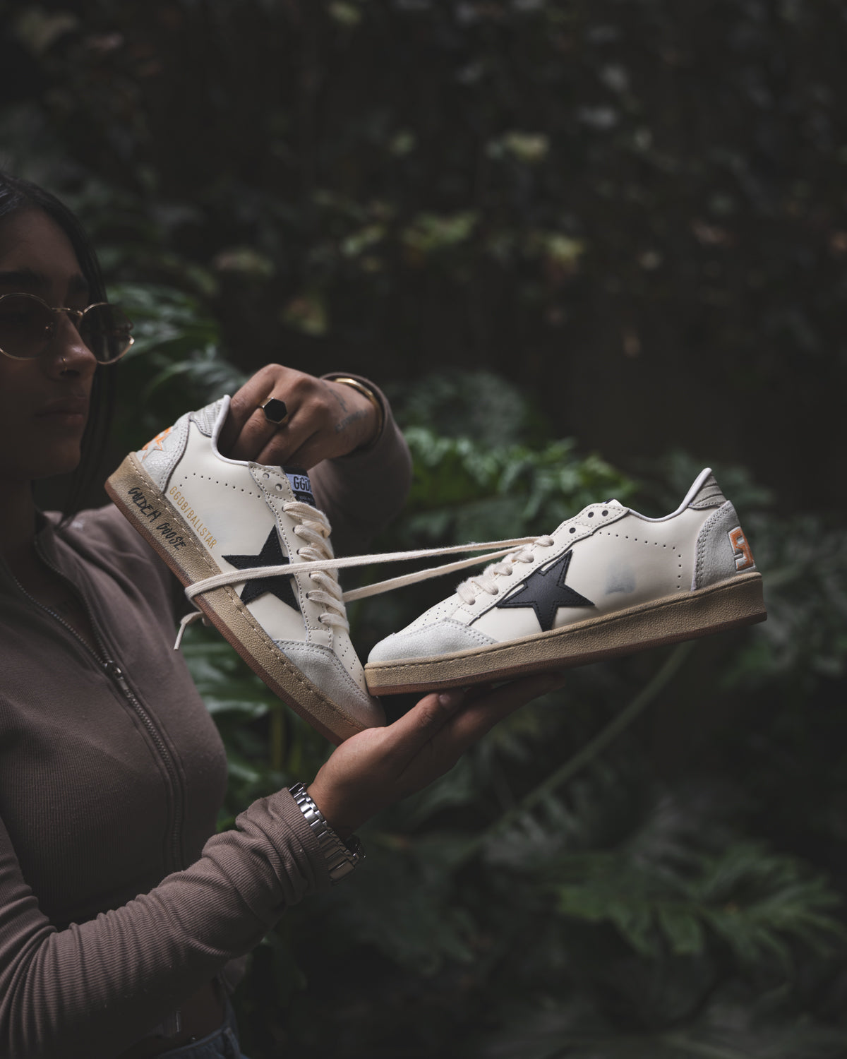 Golden Goose Ball Star Grey/Black