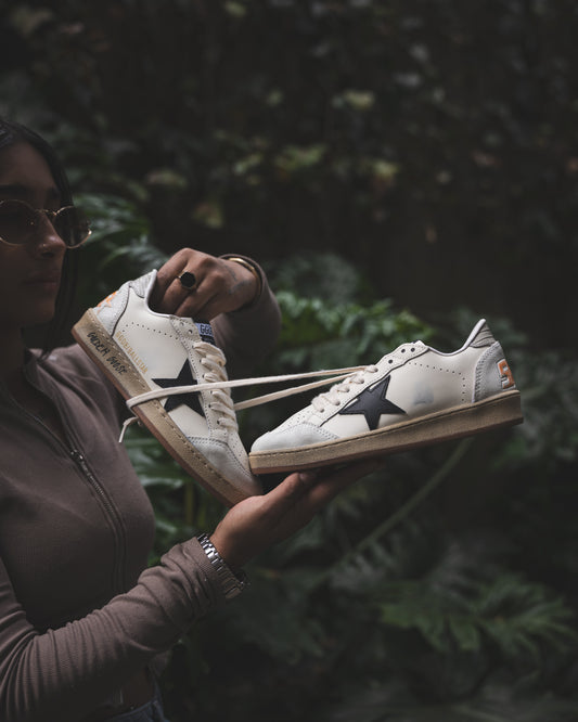 Golden Goose Ball Star Grey/Black