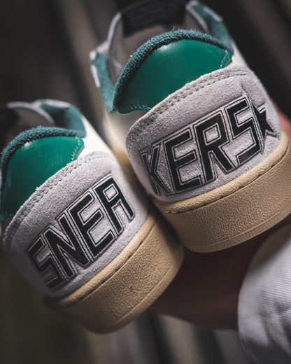 Golden Goose Ball Star Grey/Green