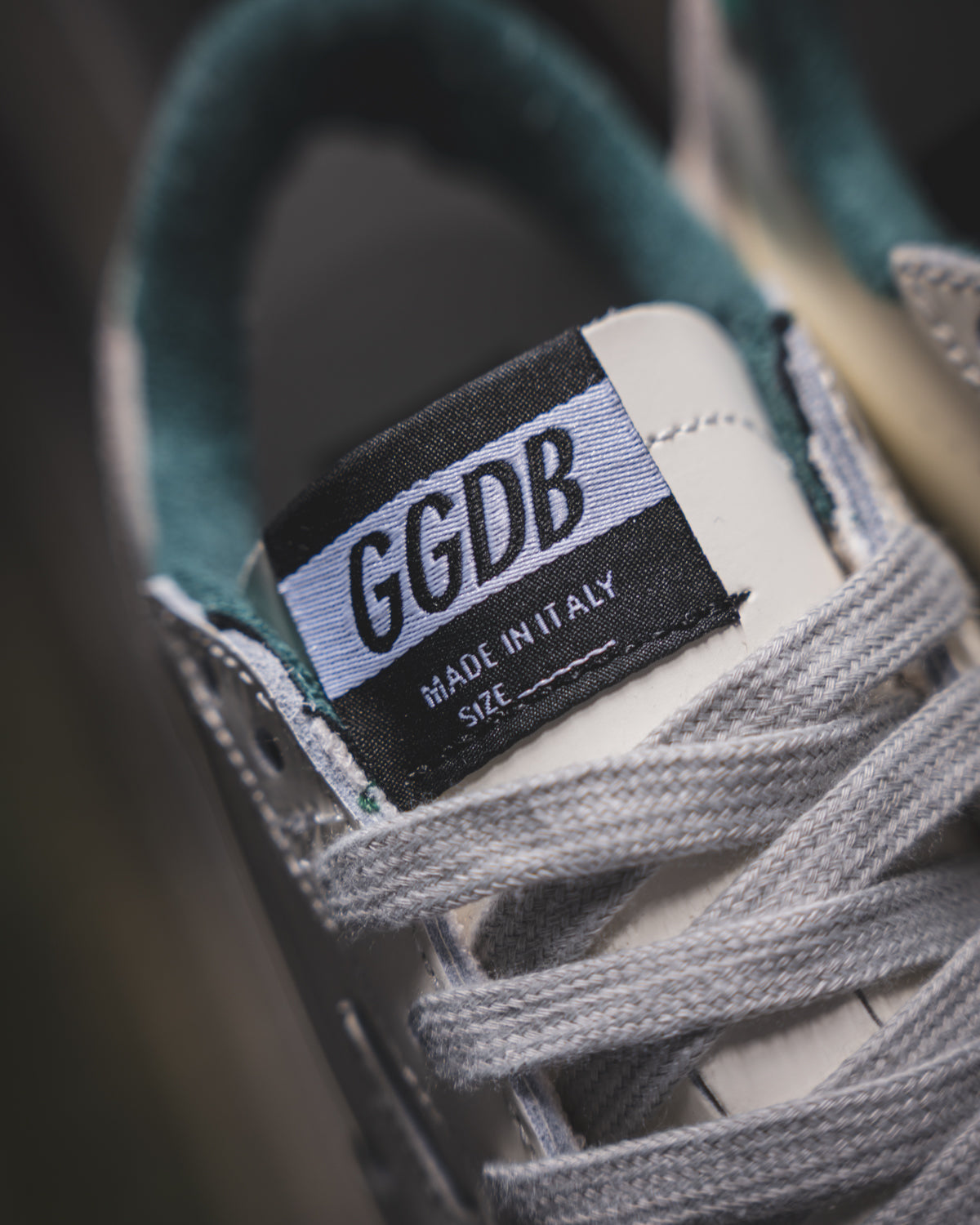 Golden Goose Ball Star Grey/Green