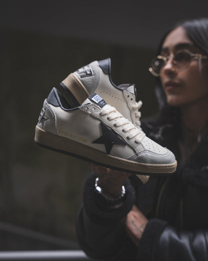 Golden Goose Ball Star Grey/ Royal Blue