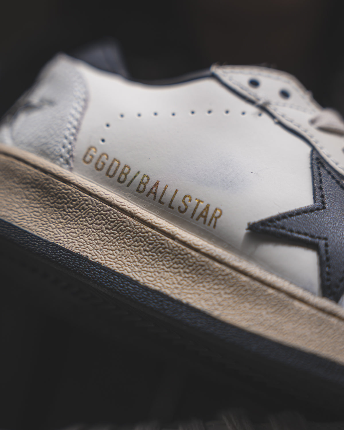 Golden Goose Ball Star Grey/ Royal Blue