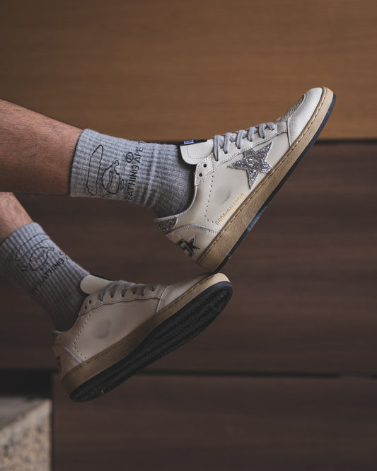 Golden Goose Ball Star White/Silver