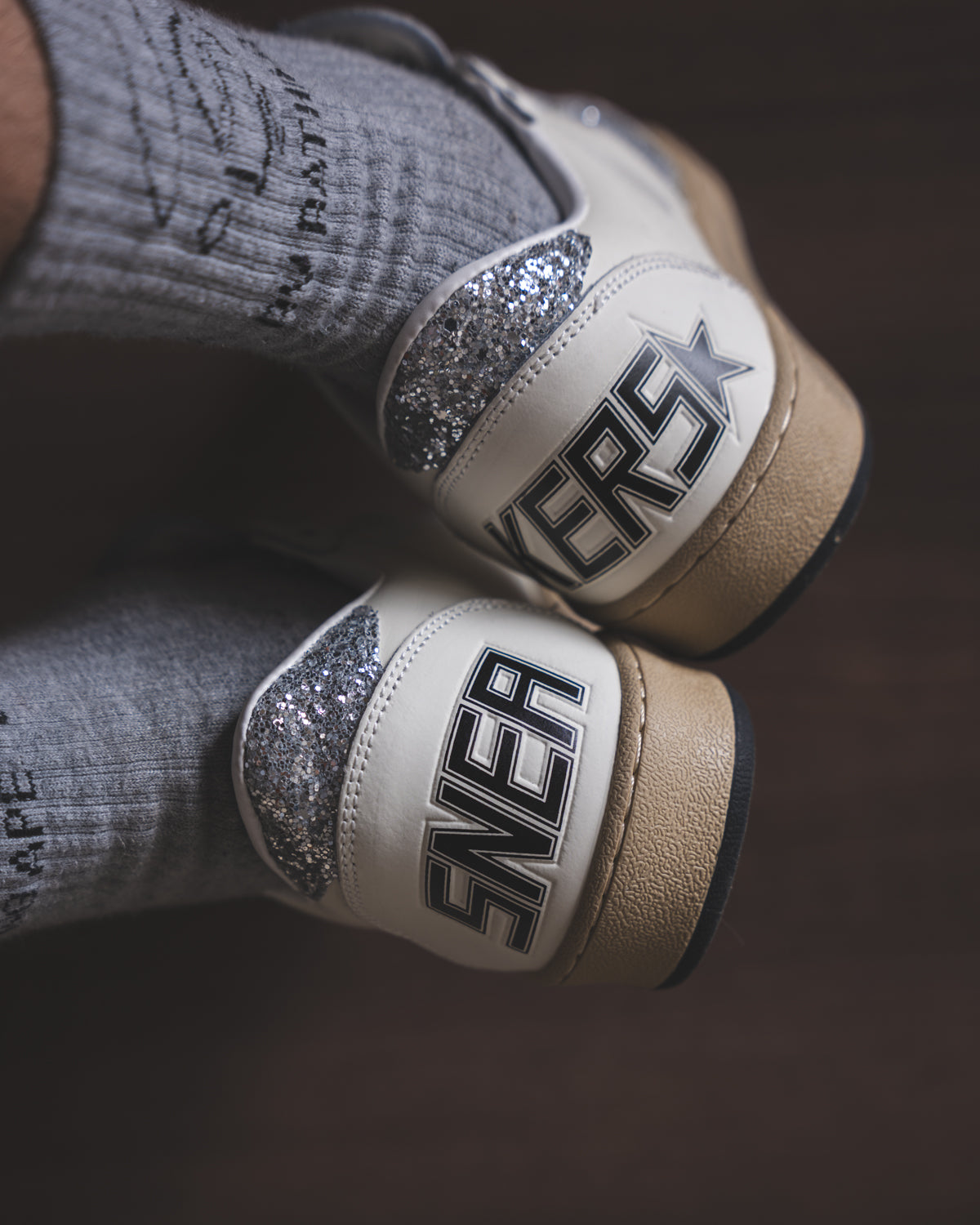 Golden Goose Ball Star White/Silver