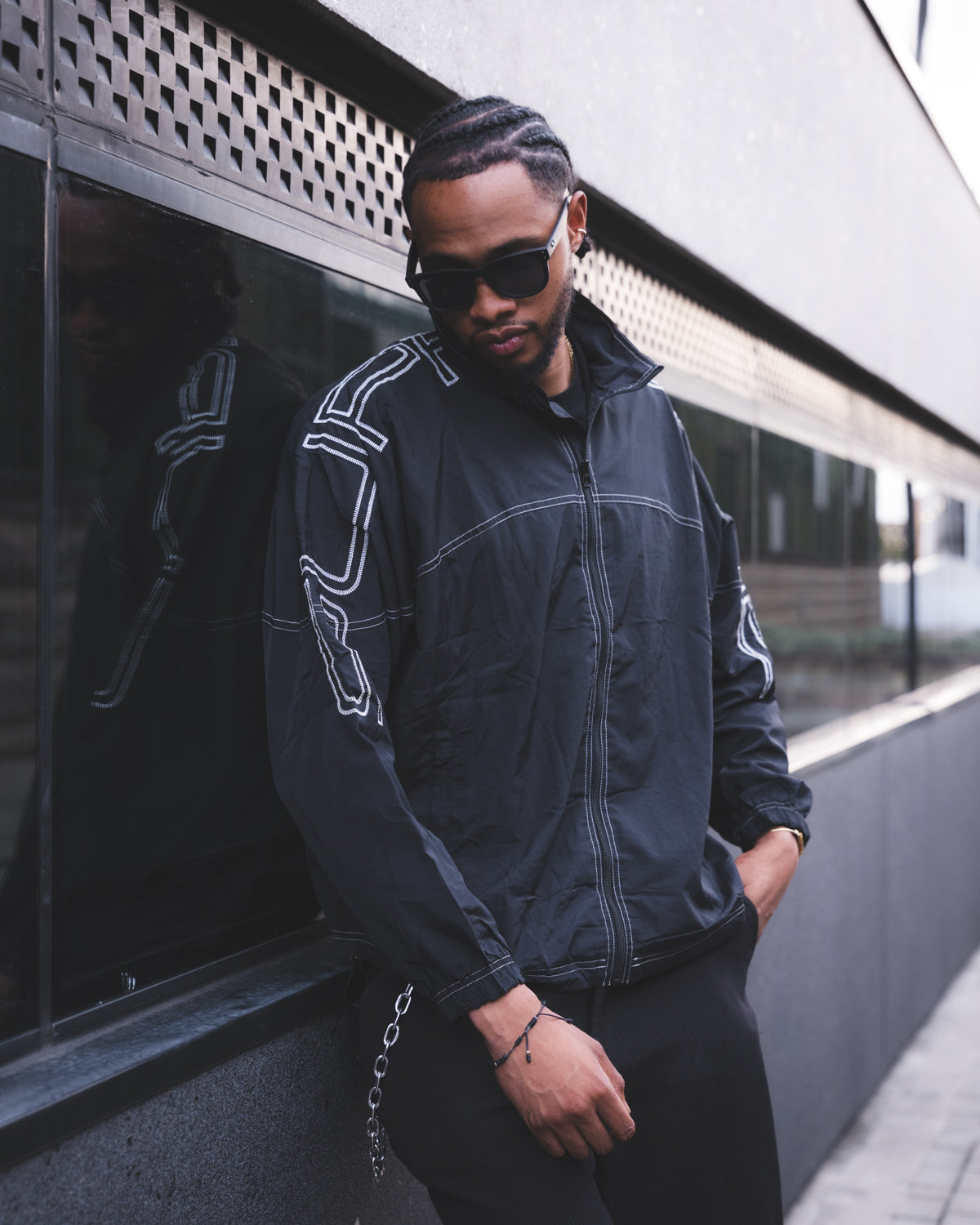 Chaqueta Supreme Black White