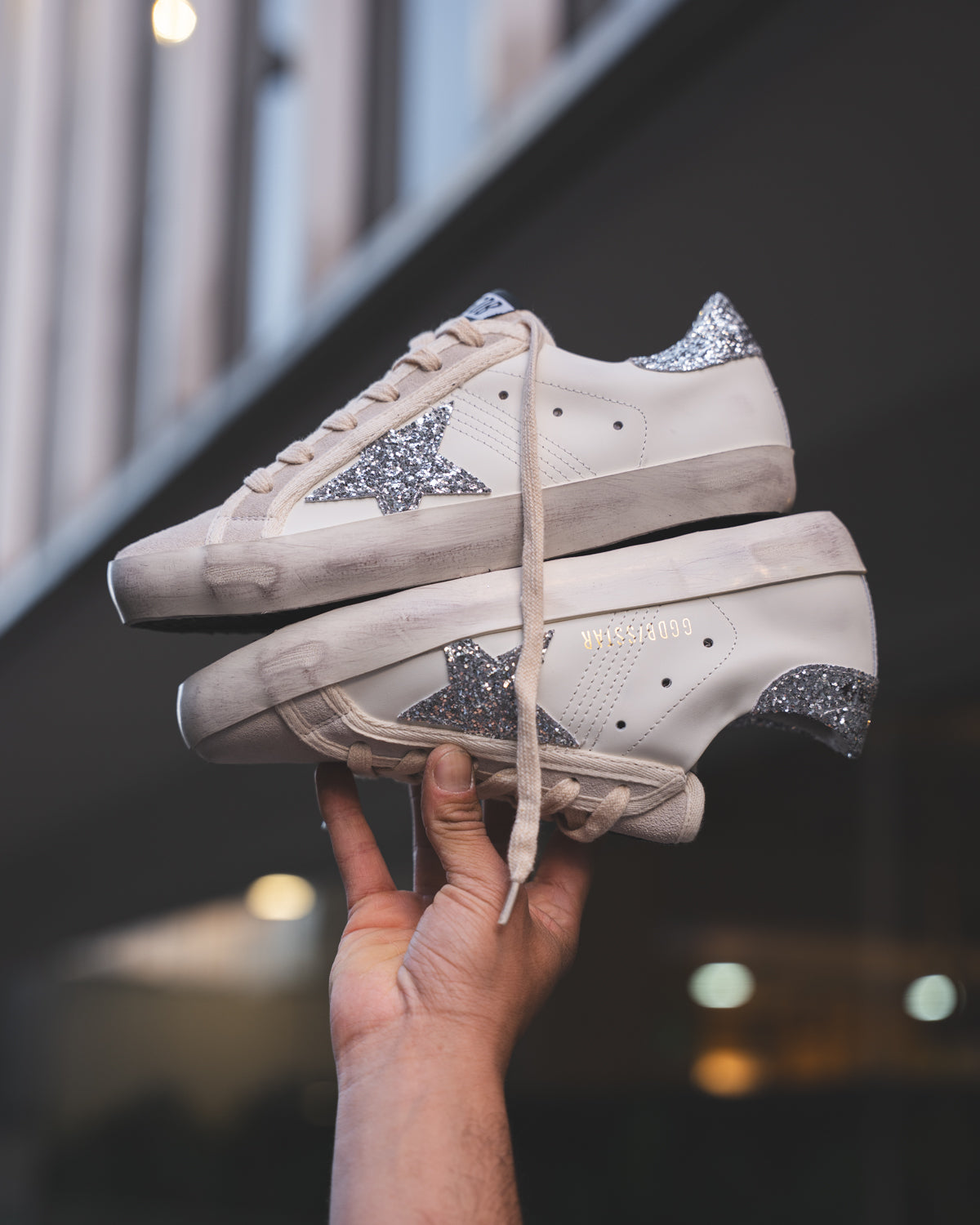 Golden Goose Ball Star White/Silver