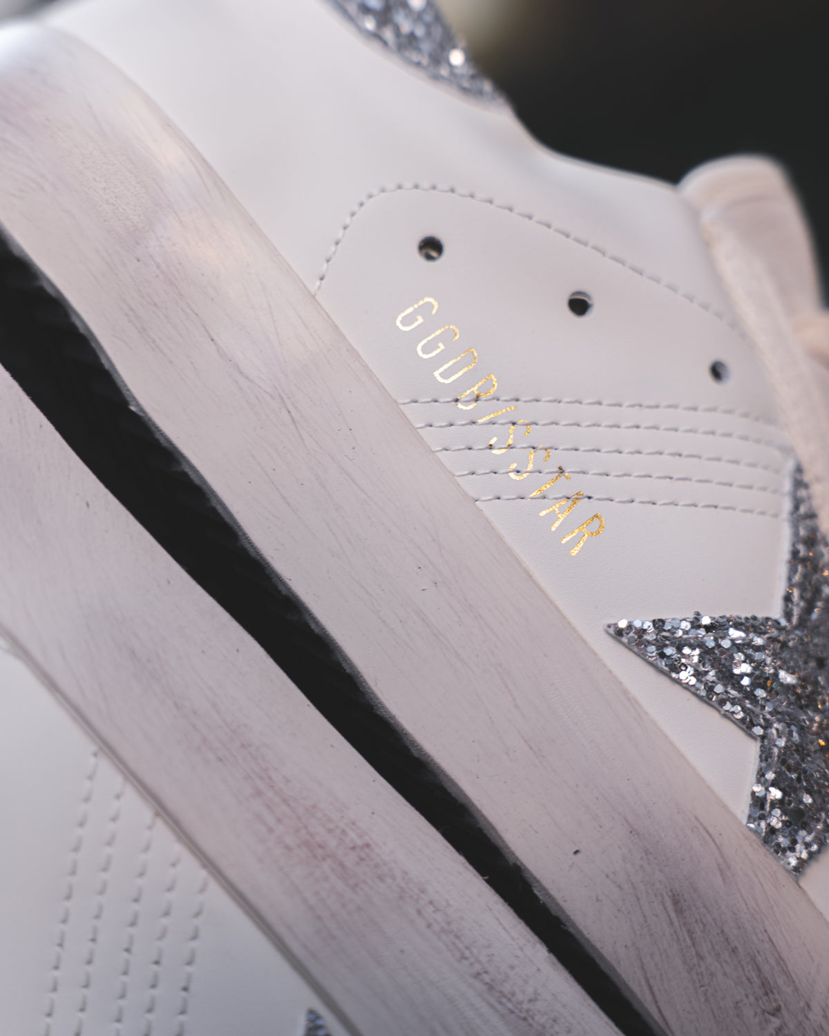 Golden Goose Ball Star White/Silver