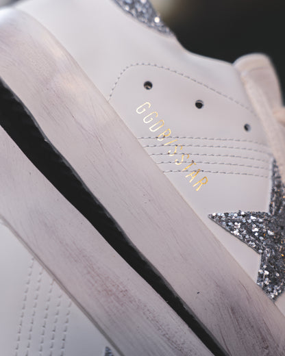 Golden Goose Ball Star White/Silver