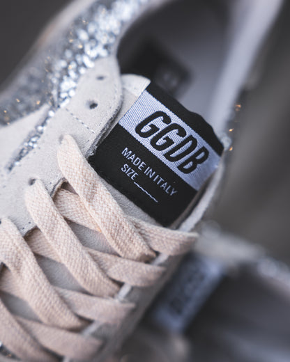 Golden Goose Ball Star Beige/Silver