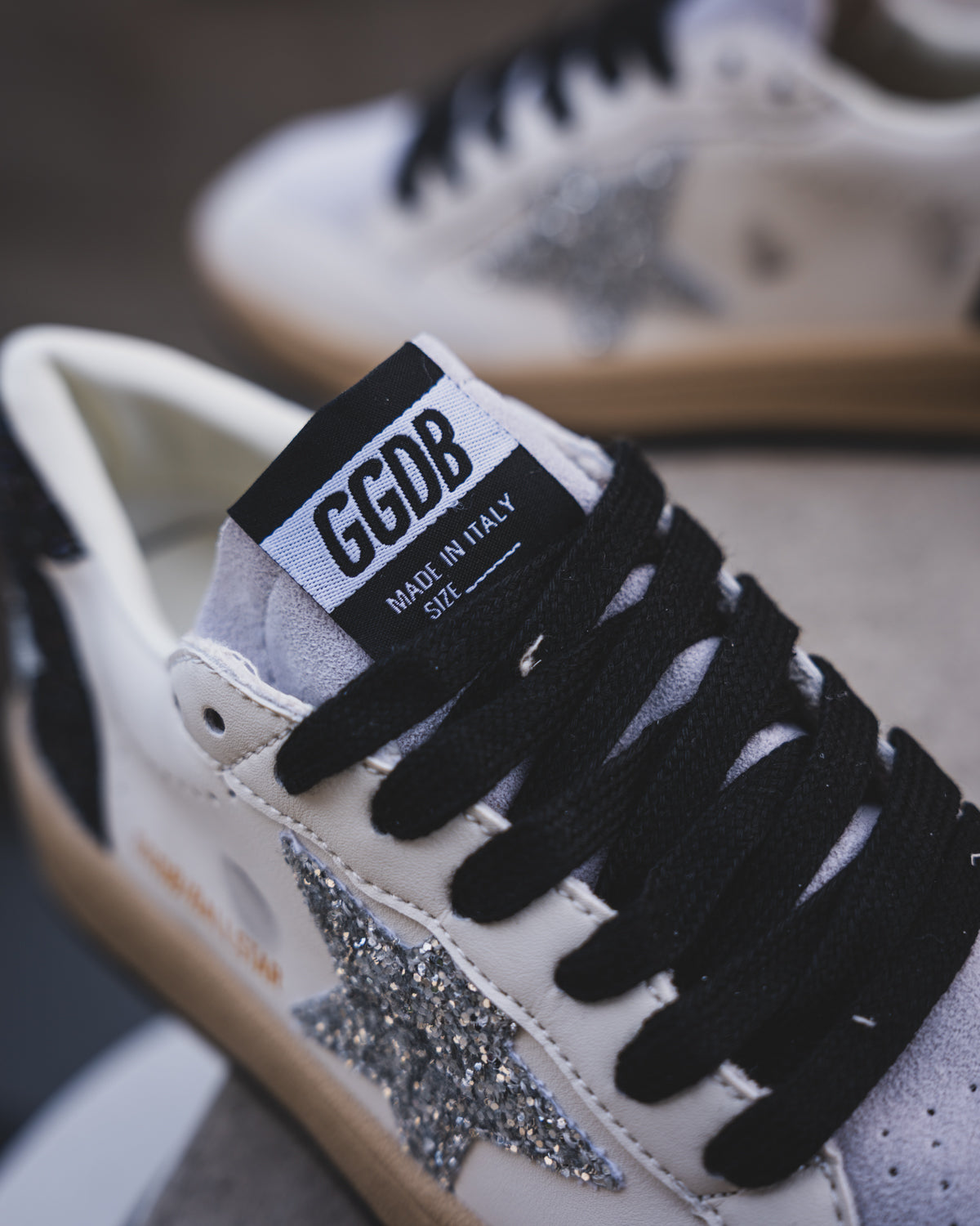 Golden Goose Ball Star White/Silver
