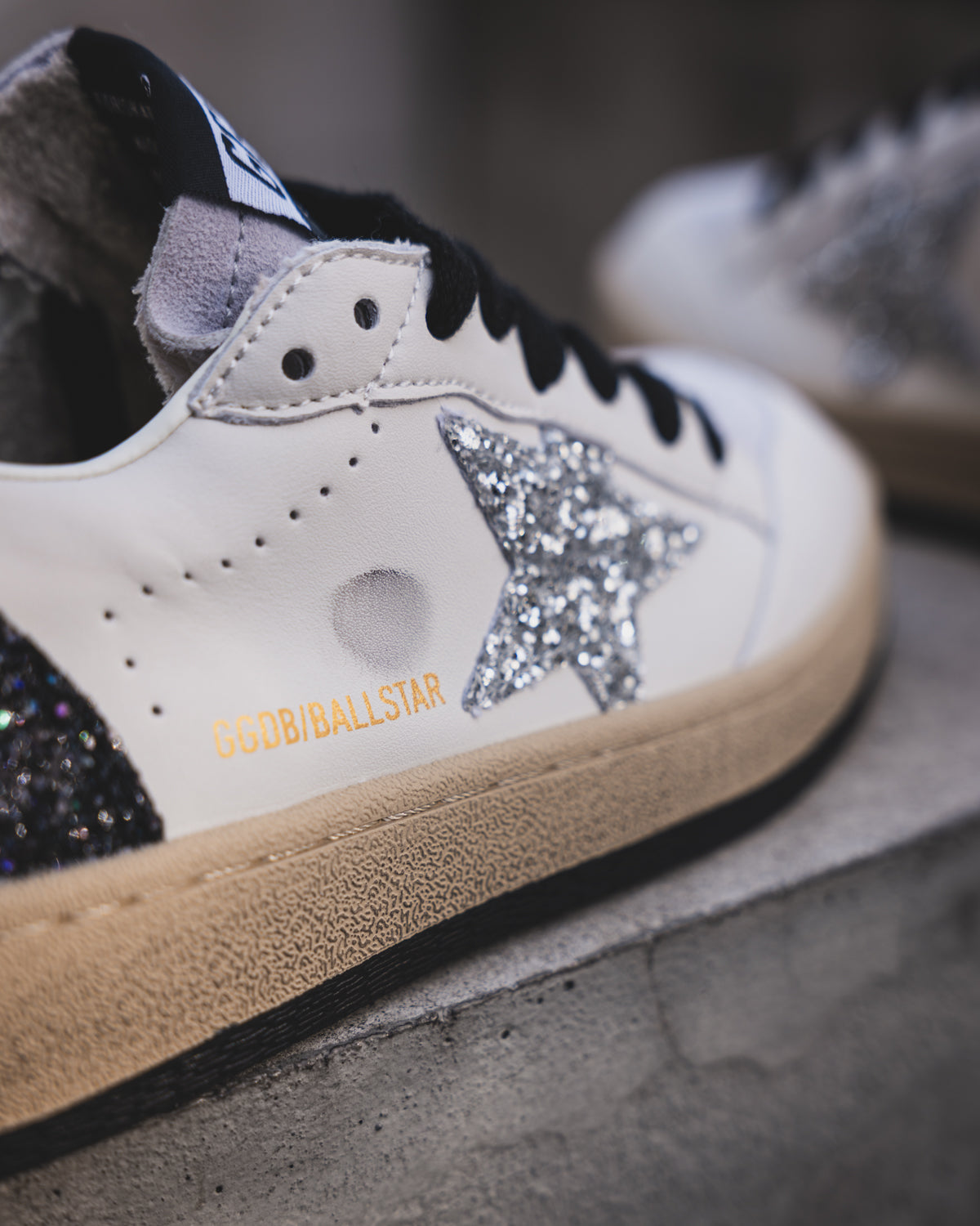 Golden Goose Ball Star White/Silver