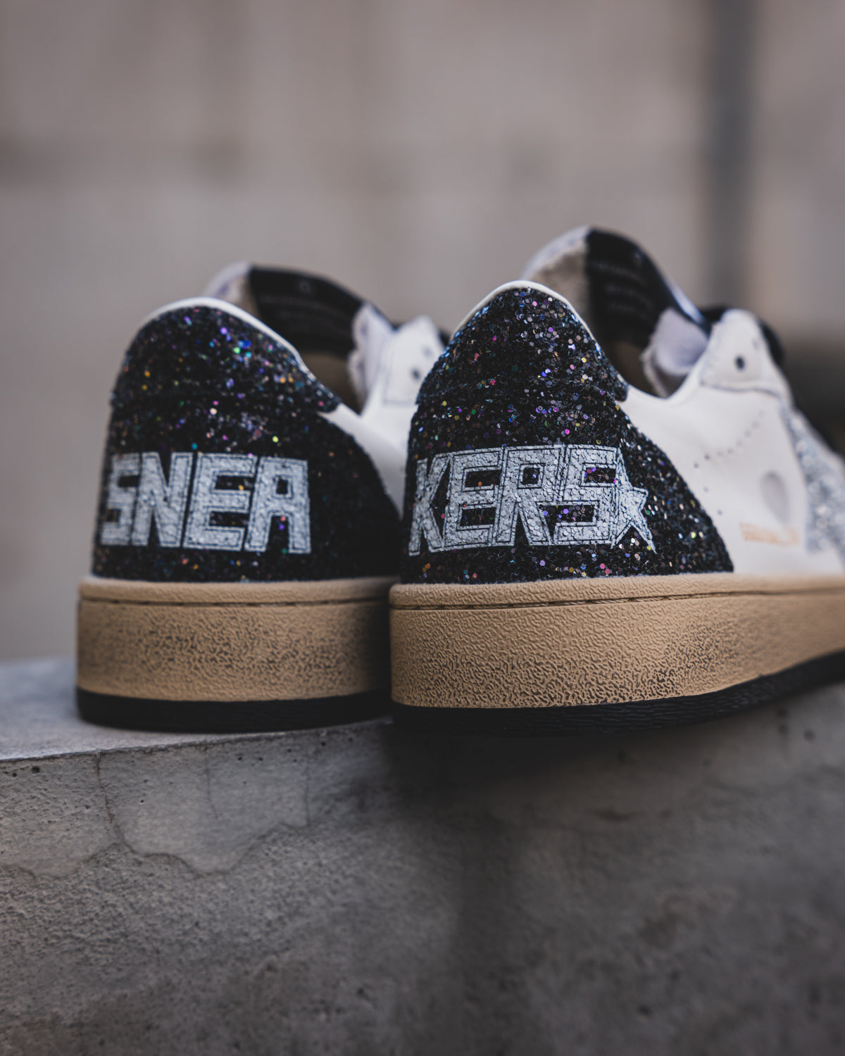 Golden Goose Ball Star White/Silver