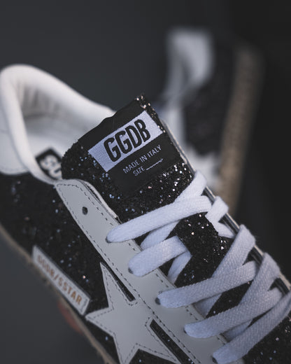 Golden Goose Have a Golden Day Black Glitter