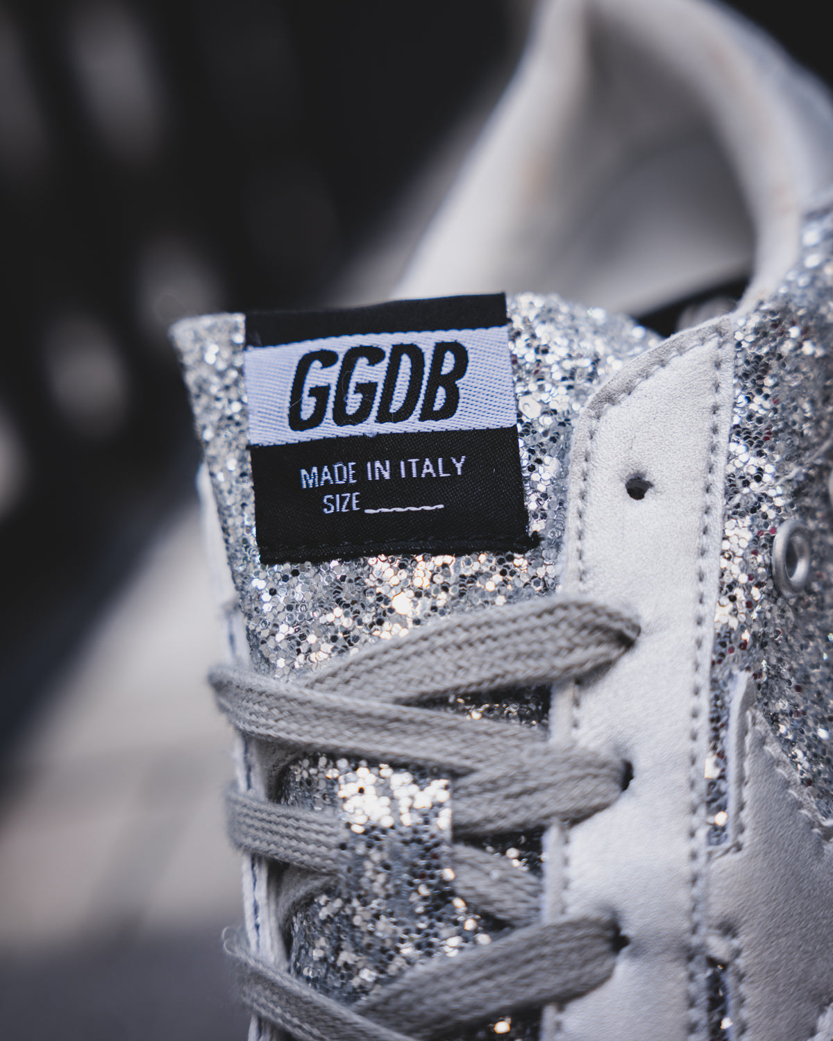 Golden Goose Have a Golden Day Silver Glitter