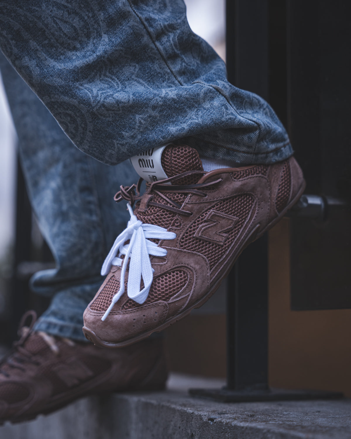 New Balance X Miu Miu  530 SL Brown