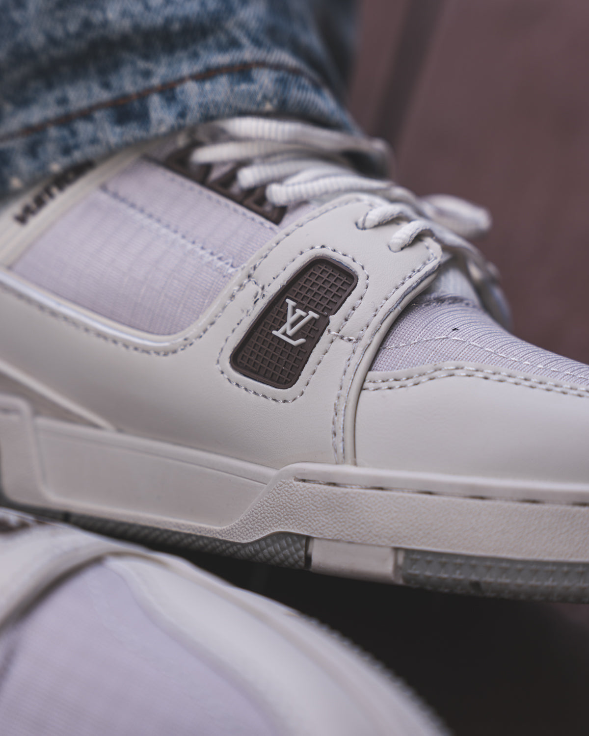 Lv Trainer Beige/Grey