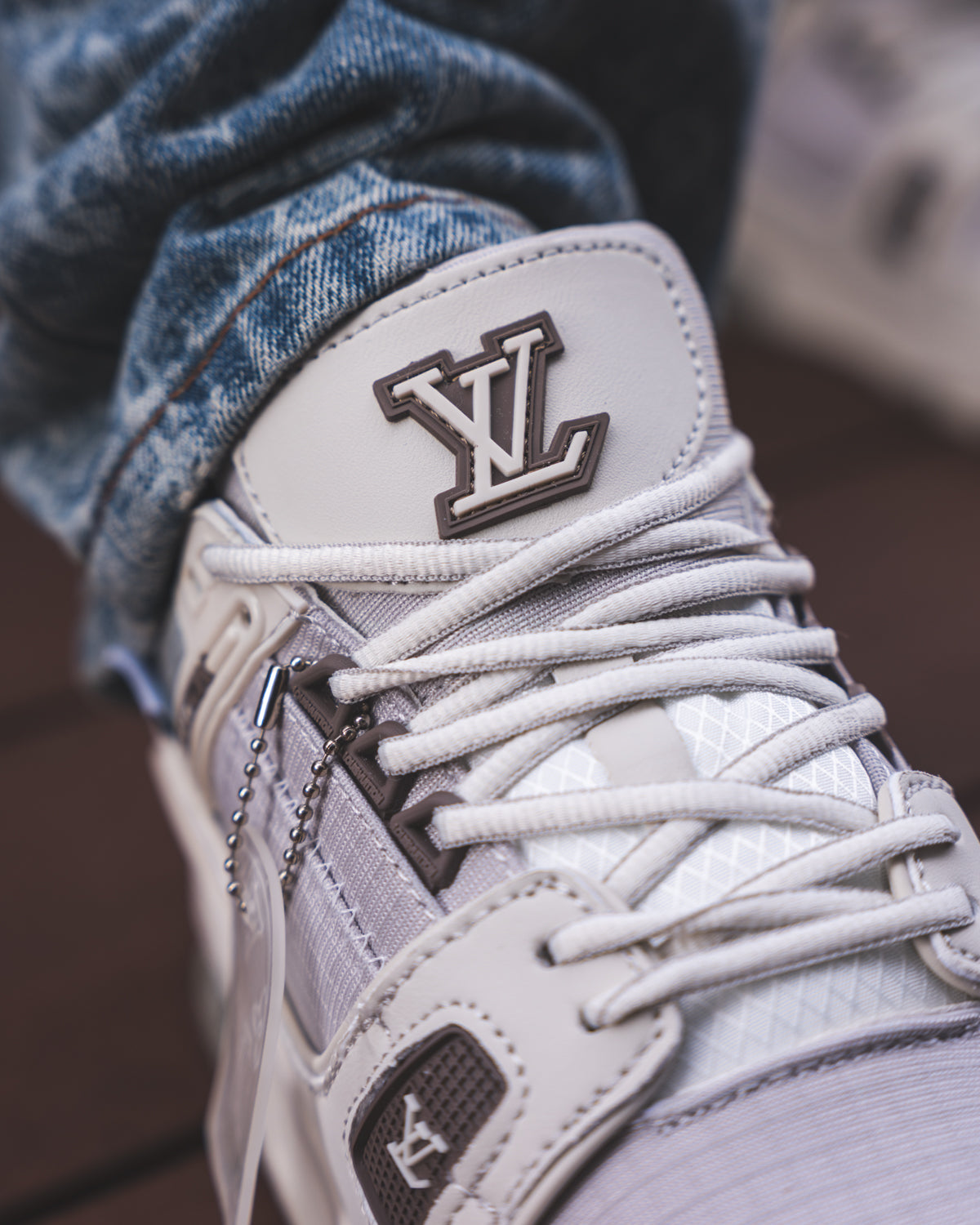 Lv Trainer Beige/Grey