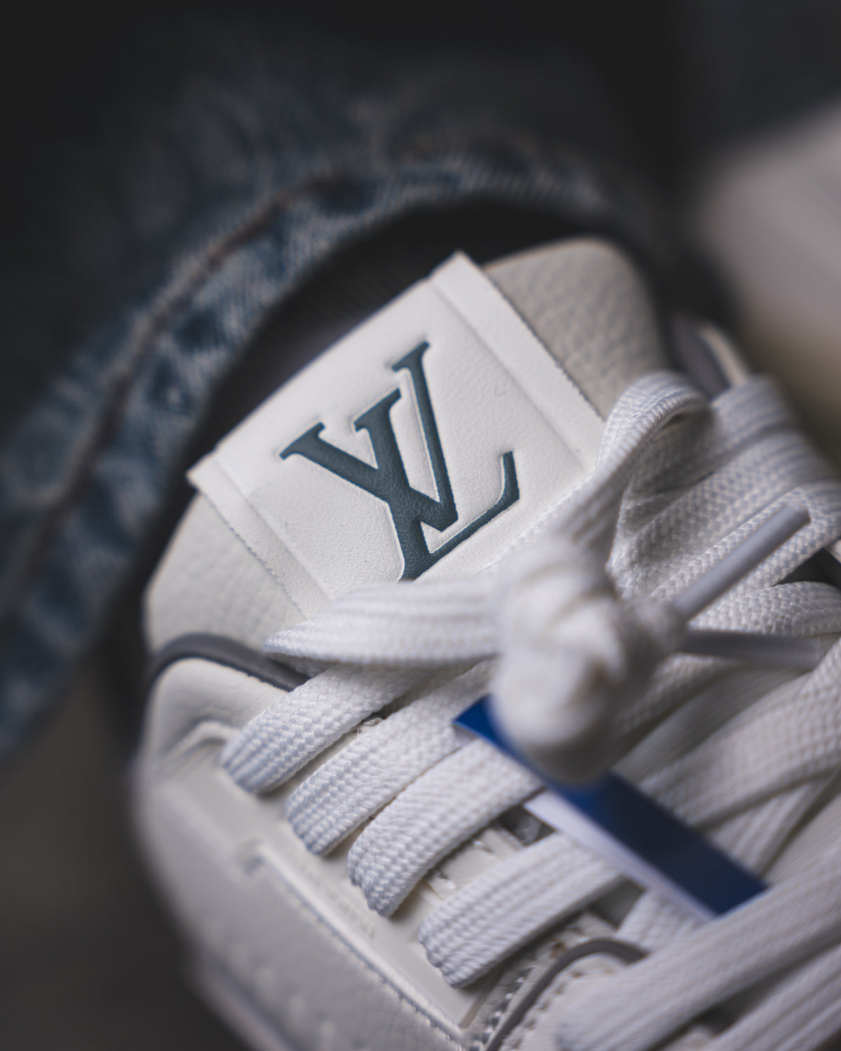 Lv Trainer Beige/White