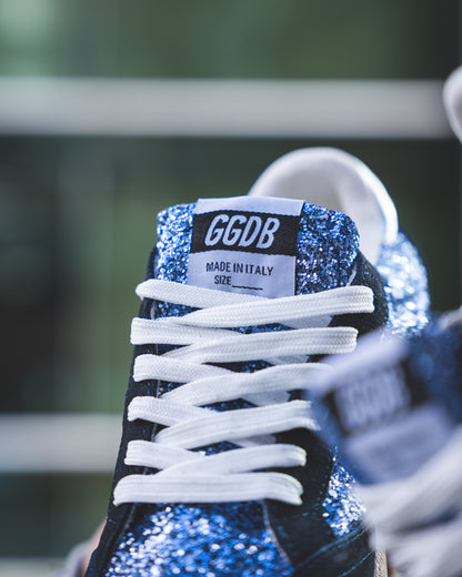Golden Goose Ball Star Blue Glitter