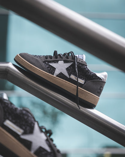 Golden Goose Ball Star Black Glitter