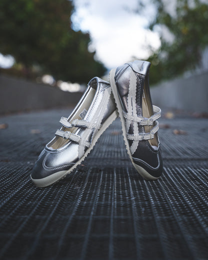 Ballet Tiger Onitsuka Mexico Plateada