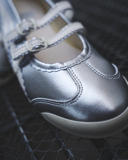 Ballet Tiger Onitsuka Mexico Plateada