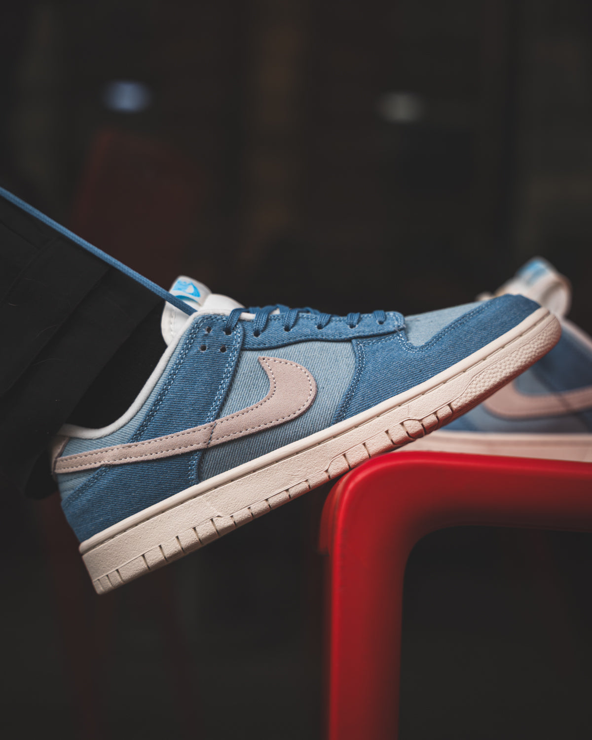Nike Dunk Low Smokey Blue Denim