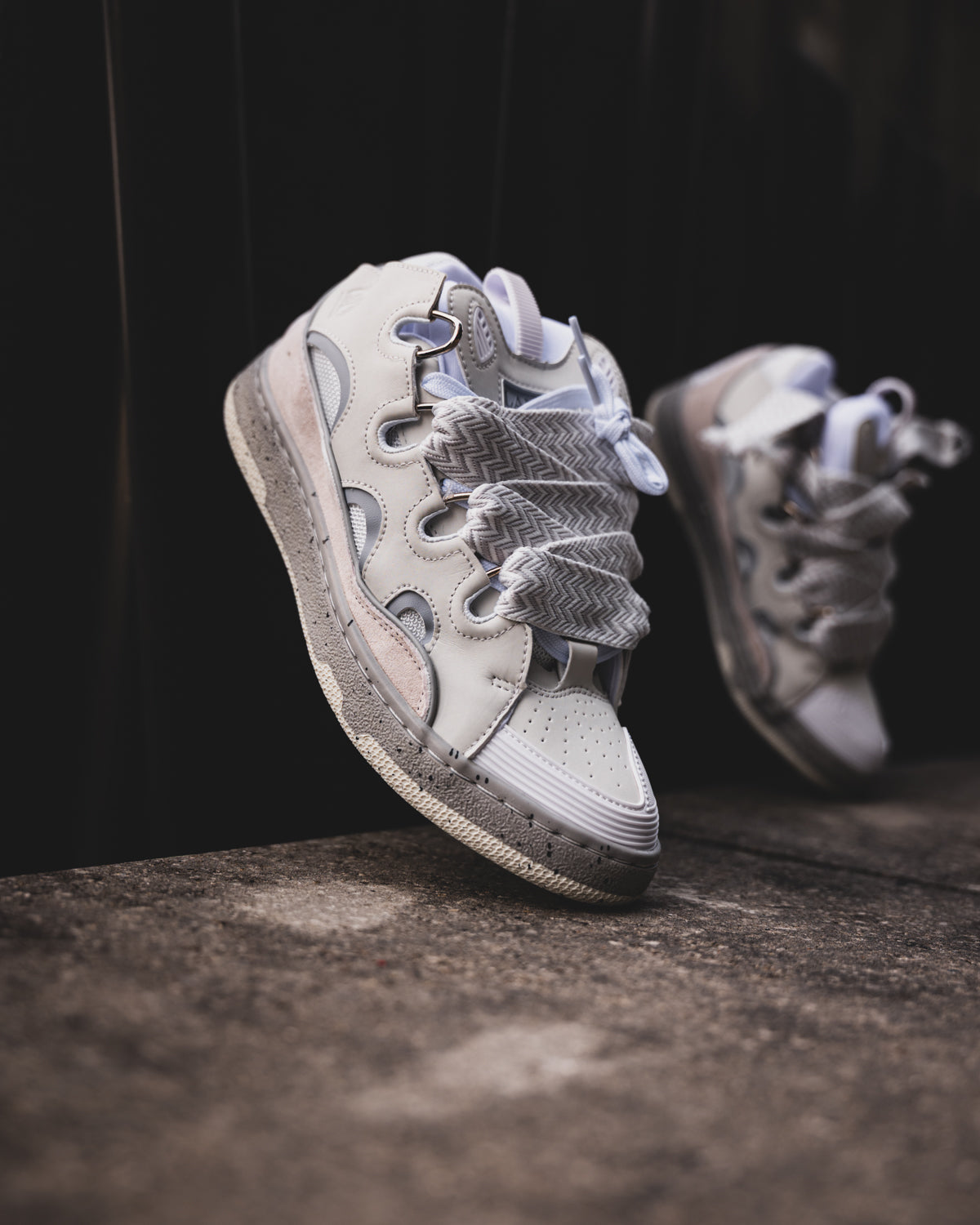 Lanvin Curb Sneaker Grey