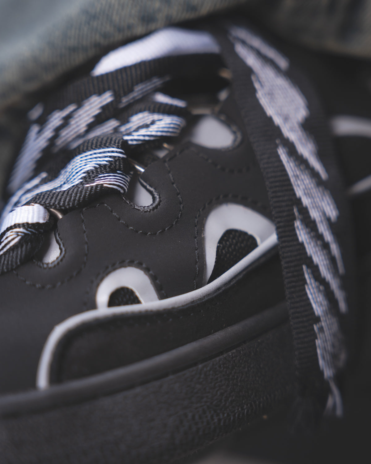 Lanvin Curb Sneaker Black/Grey