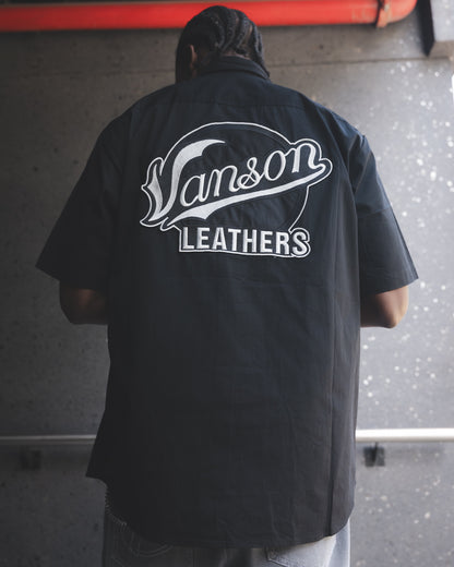 Camisa Supreme x Vanson Leathers Black