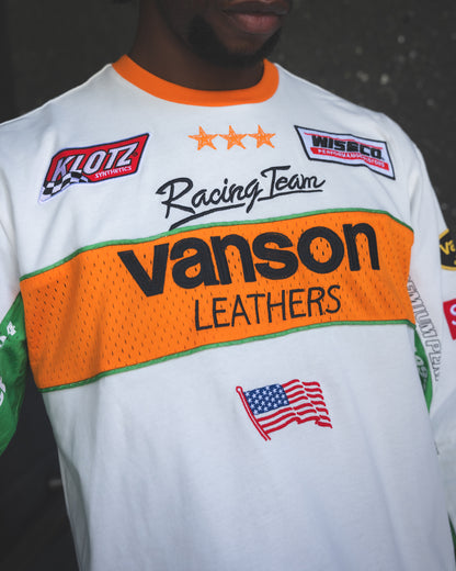 Camibuzo Supreme x Vanson Leathers White