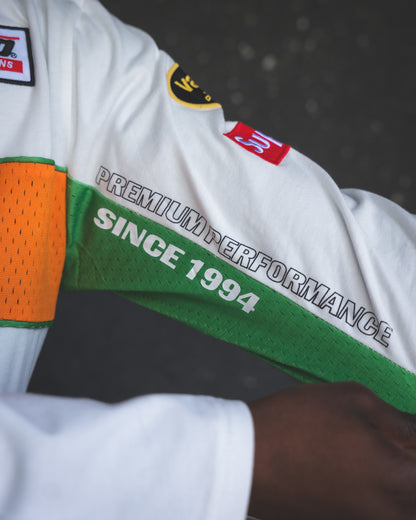 Camibuzo Supreme x Vanson Leathers White