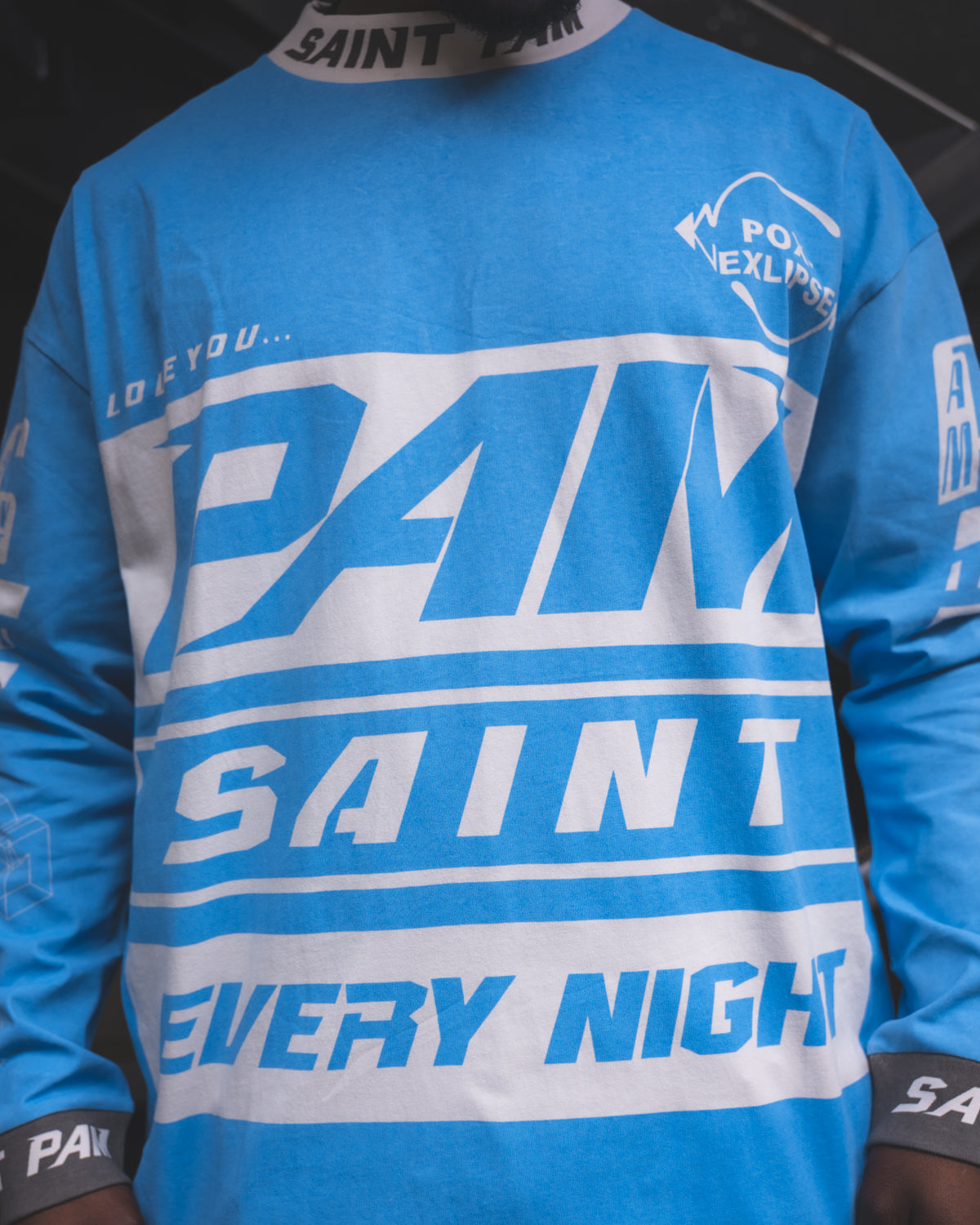 Camibuzo Saint Pam Ls Tee Blue