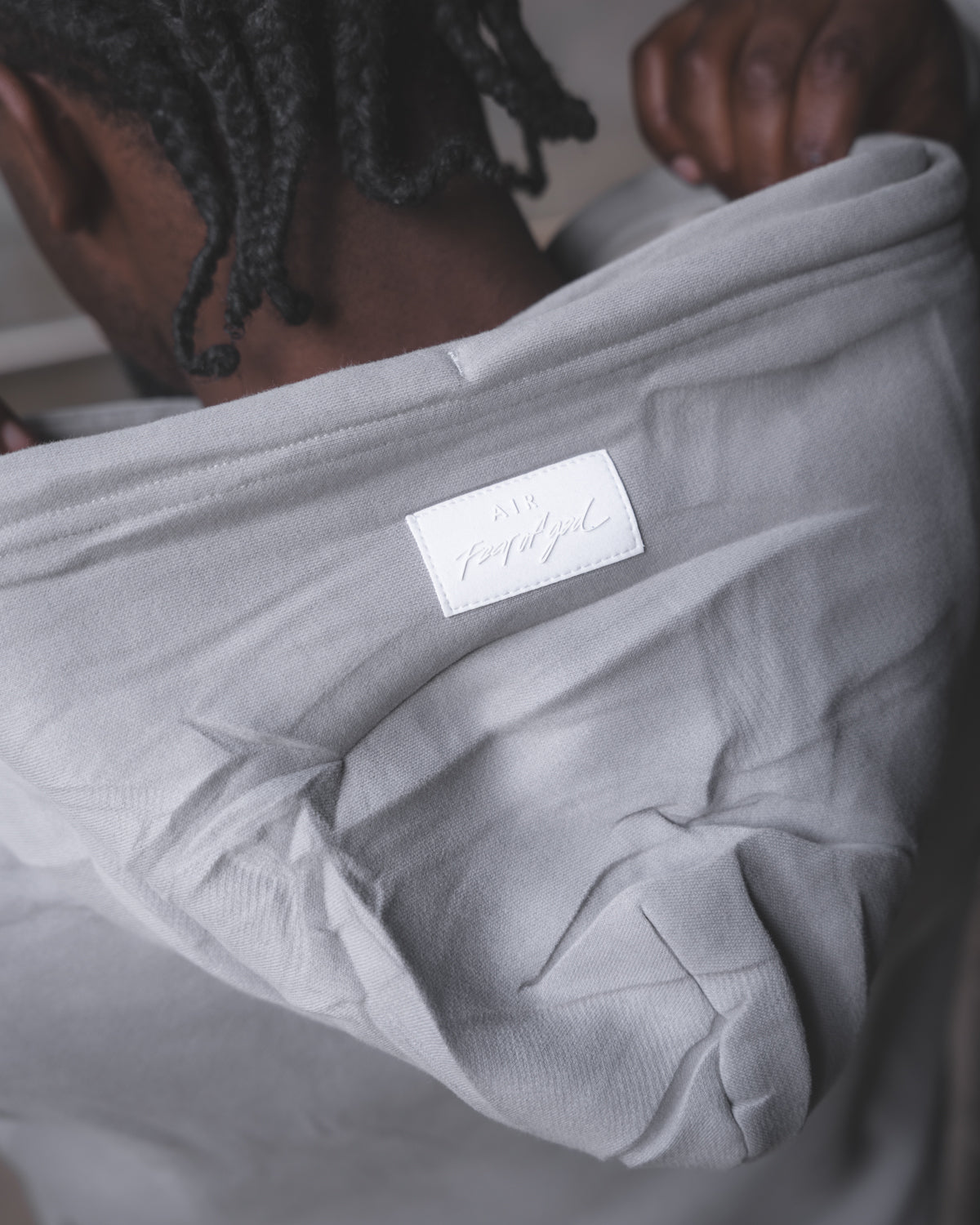 Buzo Mini Logo Nike Grey