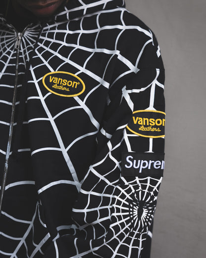Chaqueta  Supreme x Vanson Leathers x Marvel Spider-Man