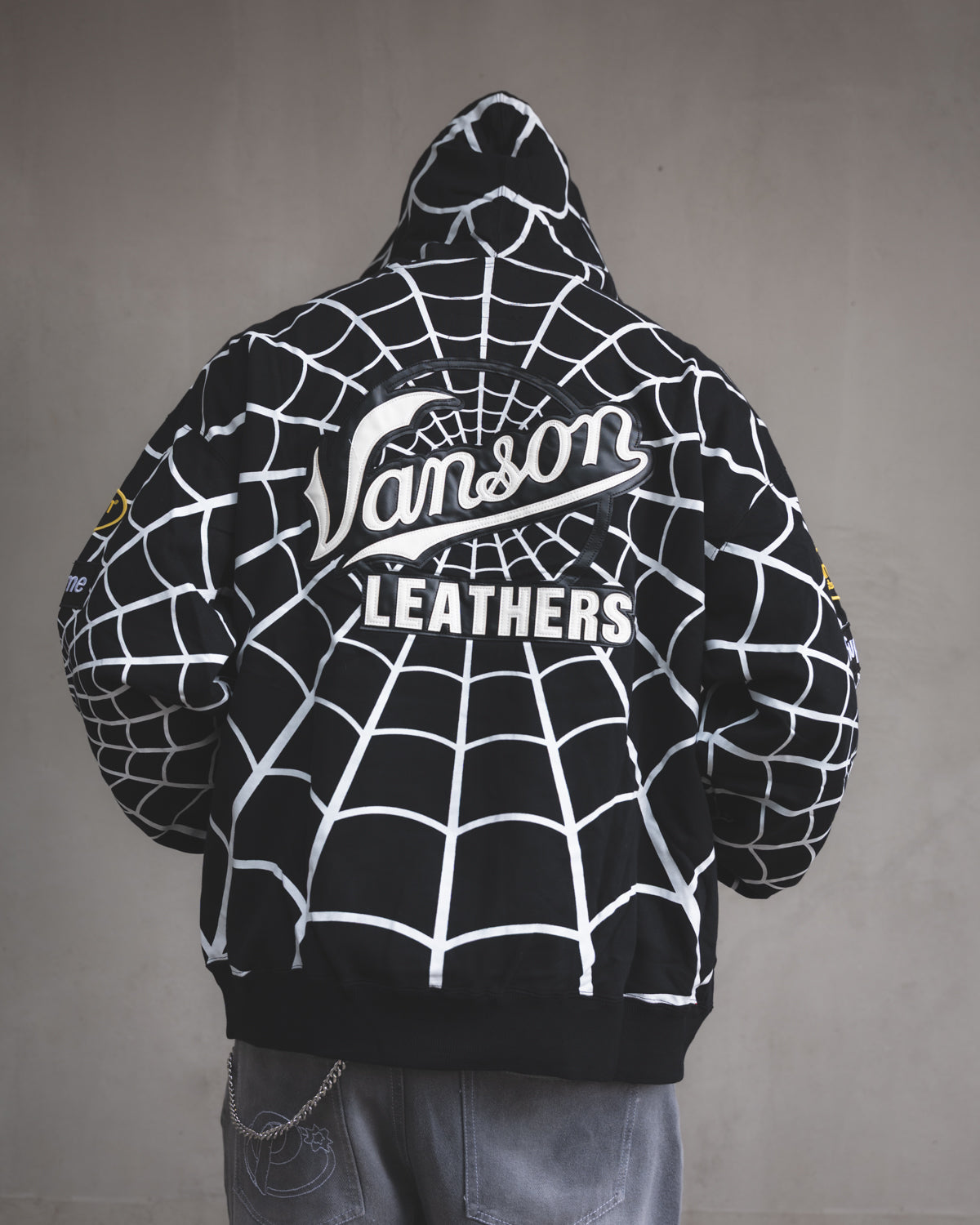 Chaqueta  Supreme x Vanson Leathers x Marvel Spider-Man