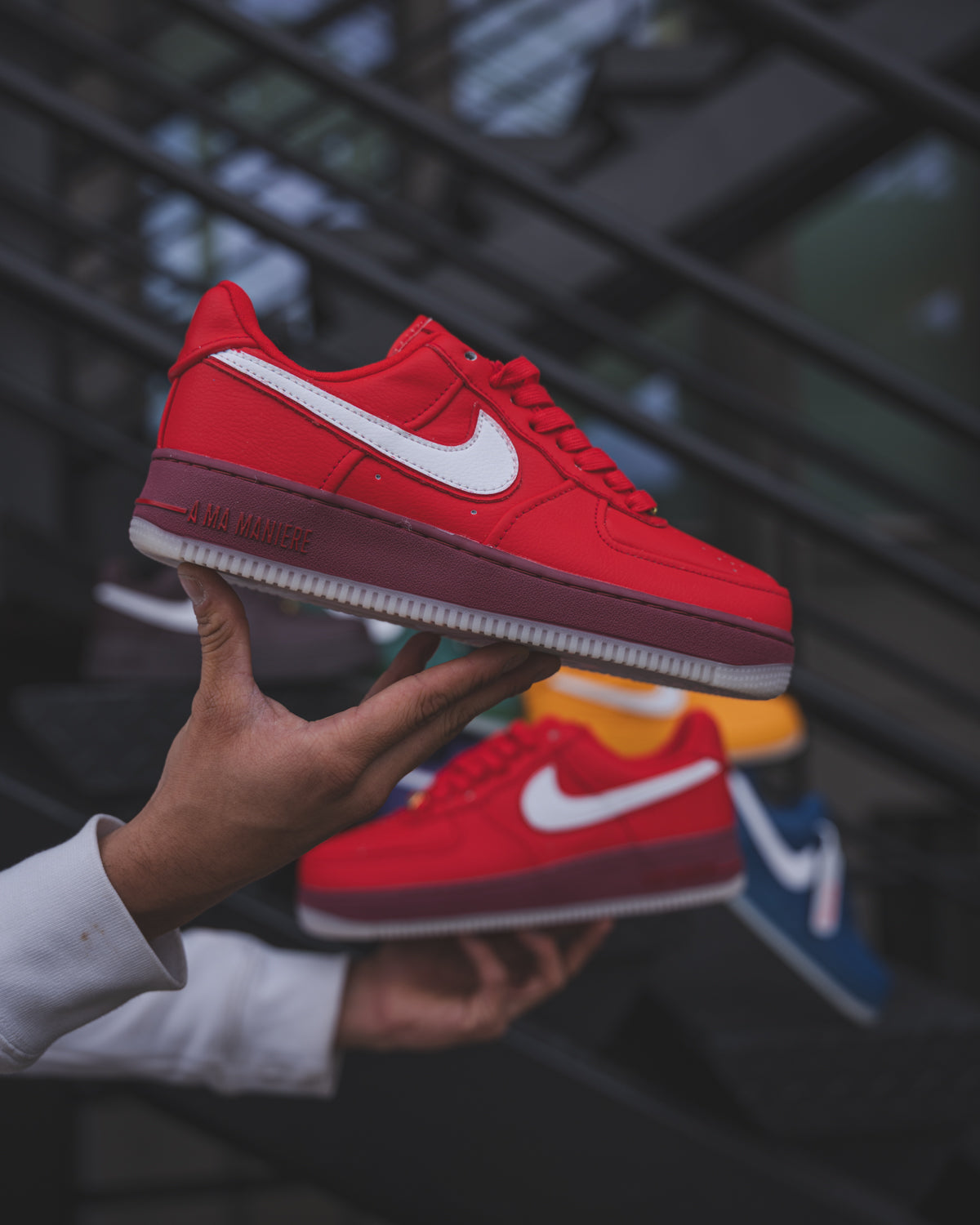 Ma Maniére x Nike Air Force 1 Low Red