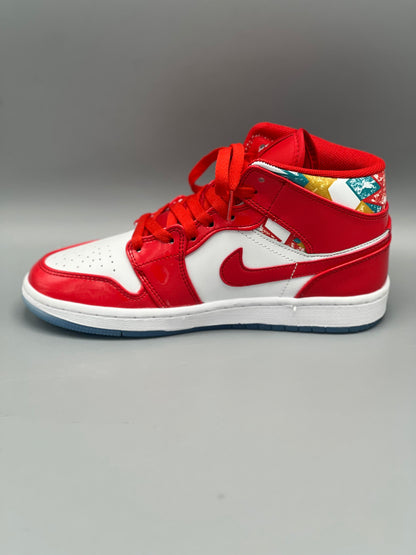 Nike Air Jordan Mid Barcelona Red Patent (GS)