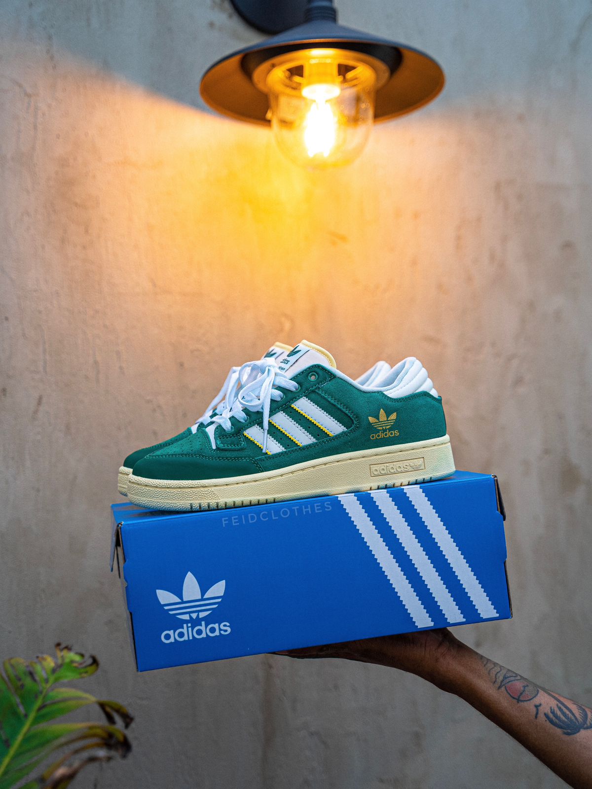 Adidas Originals Centennial 85 Lo - Green / White