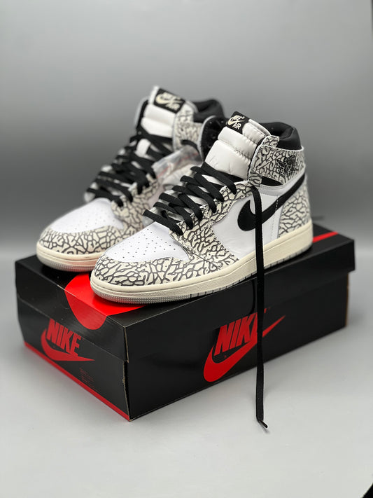 Air Jordan 1 Retro High OG White Cement